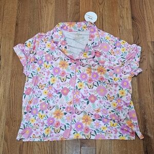 Little Sleepies Butterfly Bloom Top Only XXL